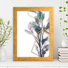 Wallity Cuadro Decorativo Multicolor enmarcado en MDF de 24 x 29 cm